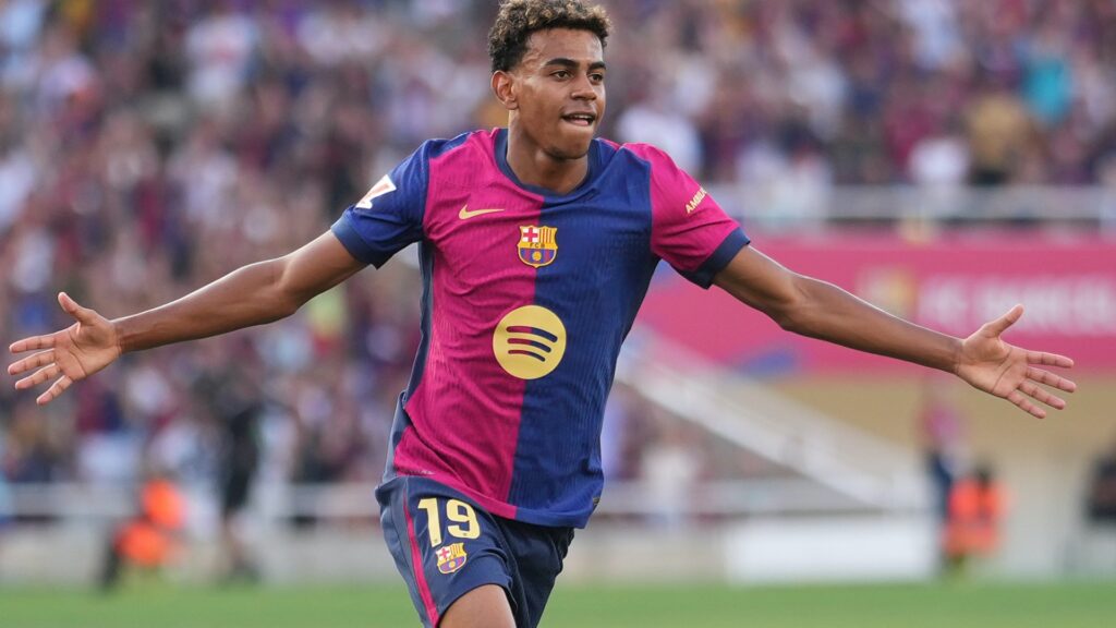 Who is Lamine Yamal? As he celebrates for Barcelona